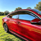 in-Channel Side Car Window Visors Vent Deflectors Rain Guards for Honda Accord 2023 2024 2025 2026, Sun Shade Front Rear Smoke Tinted 4pcs