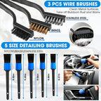 25PCS Car Cleaning Kit, Car Detailing Kit Interior with High Power Handheld Vacuum Cleaner, Windshield Cleaner, Cleaning Gel, Professional Auto Accessories for Men, Women