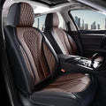 Coverado Car Seat Covers, Seat Covers Front Seats, Coffee Car Seat Cover, Waterproof Car Seat Covers, Car Seat Cushion, Front Leather Seat Protector Fit for Most Cars