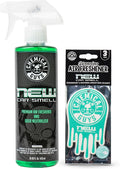 New Car Scent Air Freshener and Odor Eliminator, 16 fl oz with 3 Pack of Hanging Air Fresheners (Great for Cars, Trucks, SUVs, RVs, Home, Office, Dorm Room & More) - HOL459
