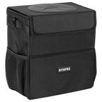 Car Trash Can with Lid - Hanging Trash Bin Garbage Can for Car SUV, Leak-Proof Collapsible Automotive Truck Organizer Road Trip Essentials(3.2 Gallon/12L)