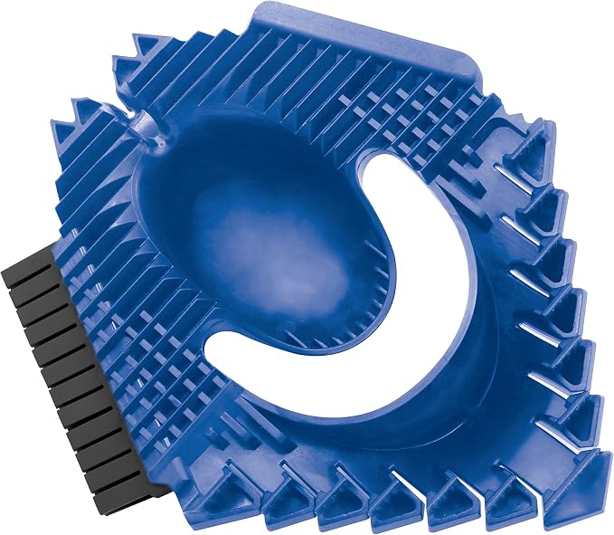 SJEG-DZ Ice Dozer Ice and Snow Scraper Tool | Squeegee Brush, Blue