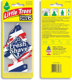 Car Air Freshener | Hanging Tree Provides Long Lasting Scent for Auto and Home | 24 Air Fresheners |Fresh Shave
