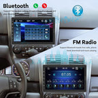 10.1 inch Single Din Car Stereo with CarPlay and Android Auto, 10 inch Touch Screen Radio with Mirror Link/1080P/EQ Audio/SWC/Bluetooth +Backup Camera+MIC