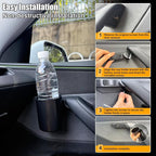 2PCS Car Door Cup Holder for Tesla Model Y 2025 Junior,Left&Right Side Door Drink Cup Holder Expander Organizer Accessory