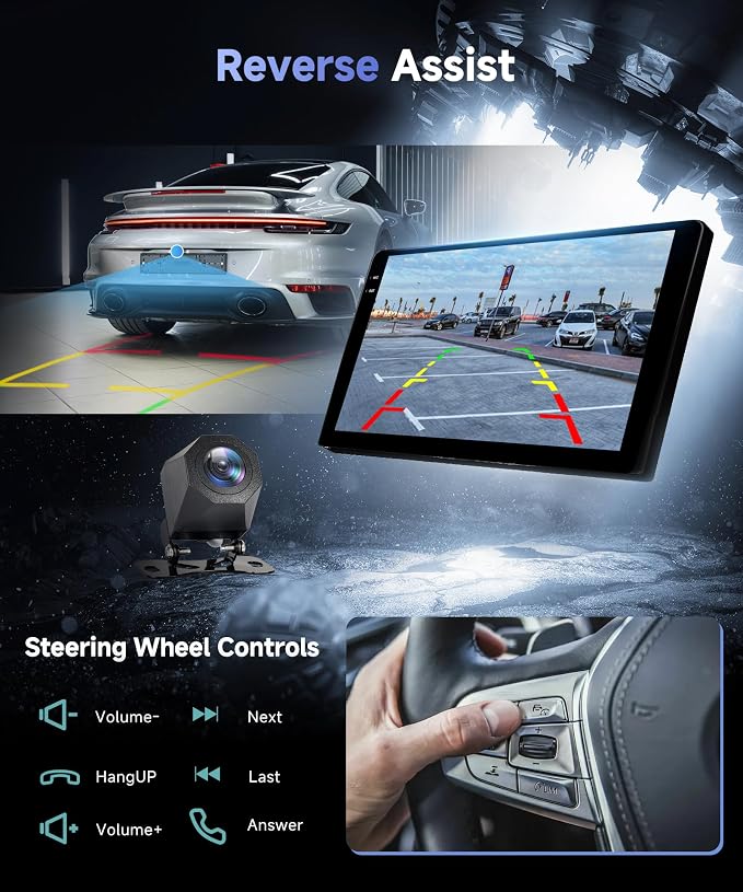 4Core 4G+64G Android Car Radio Stereo for Chevrolet Chevy Cruze 2009-2015, Wireless Carplay Android Auto, 5GWiFi+GPS, 9" Incell Touch Screen, Mirror Link, Backup Camera, Bluetooth, FM/RDS/EQ/USB/SWC