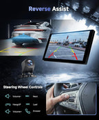 4Core 4G+64G Android Car Radio Stereo for Chevrolet Chevy Cruze 2009-2015, Wireless Carplay Android Auto, 5GWiFi+GPS, 9" Incell Touch Screen, Mirror Link, Backup Camera, Bluetooth, FM/RDS/EQ/USB/SWC