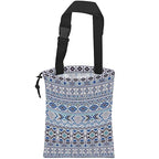 Car Trash Bag Hanging Sprites Tribal Motifs Car Trash Can Waterproof Garbage Bag Hanging for Car Back Seat with Adjustable Straps and Drawstring for Car Accessories Vehicle Travelling