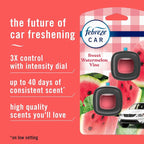 Car Air Freshener Vent Clip Sweet Watermelon Vine Scent, 2 Count,.13 oz Total