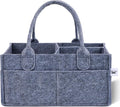 Mr. Pen- Baby Diaper Caddy Organizer, Charcoal Gray | Nursery Storage Bin and Car Organizer for Diapers and Baby Wipes