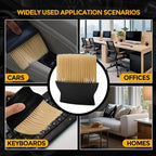 2PCS Car Detailing Brush, Automotive Interior Dusting Brush, Soft Car Interior Cleaning Tool for Dashboard Interior, Leather, Keyboard, Scratch-Free