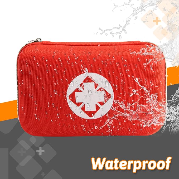 276PCS First Aid Kit Home Car Camping Hiking Emergency Supplies Small Compact Lovely Bag for School Outdoor, Basic Outdoor Essentials Survival Kit for Travel