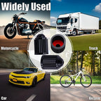 20PCS Tire Valve Stem Caps, The Upgraded Version Plastic Air Caps Cover, with O-Ring Rubber Seal, Universal Tyre Valve Dust Caps for Cars, SUV, Trucks, Bikes, Motorcycles, Bicycles(Black)
