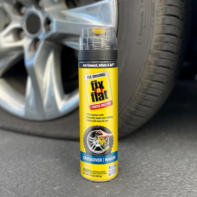 S60430 Aerosol Emergency Flat Tire Repair and Inflator, for Large Tires, Eco-Friendly Formula, Universal Fit for All Cars and Small Trucks/SUVs, 20 oz. (Pack of 1)