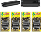 Car Air Freshener | Vent Wrap Provides Long Lasting Scent, Invisibly Fresh | 16 Air Fresheners | Gold