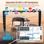 Car Radio for Honda CIVIC 2006 2007 2008 2009 2010 2011 Stereo with Wireless Carplay Android Auto - 2+32GB 9Inch Touch Screen for Civic with Bluetooth, GPS, WiFi, FM, SWC + MIC +Backup Camera
