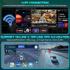 Car Radio Stereo for Honda Civic 2012 2013 2014 2015 | 4G+64G Android,with Wireless Carpaly & Android Auto,9 Inch Touch Screen, GPS Navigation,Bluetooth 5.2,FM Radio,Backup Camera