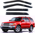 KPY Rain Guards Fit for 1996-2002 Toyota 4Runner, Out-Channel Window Visors Vent Wind Deflectors 4PC, Car Accessories for 96-02 4Runner