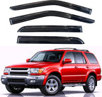 KPY Rain Guards Fit for 1996-2002 Toyota 4Runner, Out-Channel Window Visors Vent Wind Deflectors 4PC, Car Accessories for 96-02 4Runner