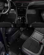 3W Floor Mats & Cargo Liner & Carpets Fit for 2021-2024 2025 Ford Bronco 4 Door, All Weather TPE Custom Fit Floor Liner and Trunk Mat Full Set Car Mats (Not for Bronco Sport & Rubberized Floor)
