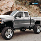 in-Channel Incredibly Durable Rain Guards for Chevrolet (Chevy) Silverado/GMC Sierra 2014-2018 Double Cab, Original Window Deflectors, Vent Window Visors, Truck Accessories, 4pcs- 614004