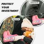 William Morris Vintage Floral Car Seat Back Kick Protectors Kick Mats With Storage Pockets For Vehicles To Protect From Dirt Mud Scratches 2 Pack