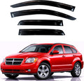 KPY Rain Guards Fit for 2007-2012 Dodge Caliber, Out-Channel Window Visors Vent Wind Deflectors 4PC, Car Accessories for 07-12 Caliber
