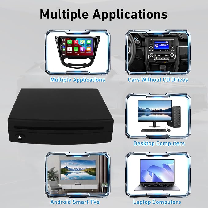 Vehicle CD Player, OE Integrated Vehicle CD Player via USB Radio Connection