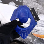 SJEG-DZ Ice Dozer Ice and Snow Scraper Tool | Squeegee Brush, Blue