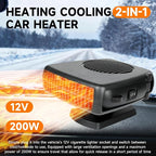 Car Heaters,12V Portable Car heaters for Vehicle 200W Car Defroster Windshield Heater Car Heater Defroster Windshield Defogger Automobile Windscreen