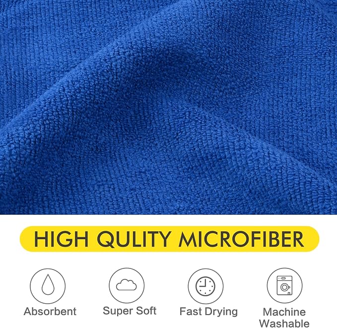 Dog Towel Super Absorbent Pet Bath Towel Microfiber Dog Drying Towel for Small, Medium, Large Dogs and Cats 30inch x 50inch Dark-Blue