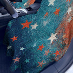 1 Pack Car Towel Seat Covers with Storage Bag, Multifunctional Towel for Gym Outdoor Sport, Picnic, Beach, Pet Dog Travel,Non-Slip Washable Car Seat Protector (Starry)
