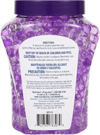 Fraganzia Crystal Beads Air Freshener, Long Lasting Room Deodorizer and Odor Eliminator Gel Beads to Freshen Home, Car, or Office, Lavender with Eucalyptus Scent, 12 Fl Oz - 12 Pack