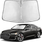 Windshield Sunshade Compatible for Audi S6 1995-2023 2024 2025, Sun Visor for Front Windshield & Window Sun Shade Cover, UV Heat Blocker & Protector, Car Accessories