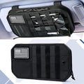 SAMPUSS Car Sun Visor Organizer Car Sunglass Holder with Storage Pouch | Semi-rigid molle panel car truck accessories with zipper for men&women fit most cars trucks vans suvs jeeps patrols