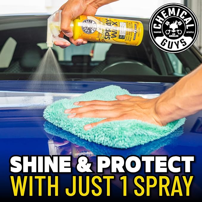 Spray Wax Blazin' Banana - Carnauba Car Wax Spray for High Gloss Shine and Protection, Safe for Cars, Trucks, SUVs, RVs, and More - 16 oz