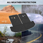 Cargo Mat & Backrest Mats for Kia Sorento 2026 2025 2024 2023 2022 2021, All Weather TPE Custom Fit Cargo Liners Trunk Mat & SeatBack Mats Accessories for Kia Sorento 2021-2026, Black