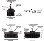 Ultra Stiff Drill Powered Cleaning Brush Set - Heavy Duty Industrial Stripping - Cordless Drill Power Scrubber Grill Brush for Household Cleaning Supplies - Rust Remover - No Wires - BBQ Grill Brush