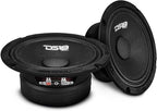 PRO-GM6.4 Loudspeaker - 6.5", Midrange, Black Steel Basket, 480W Max, 140W RMS, 4 Ohms - Premium Quality Audio Door Speakers for Car or Truck Stereo Sound System (1 Speaker)