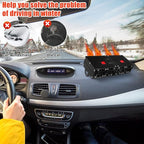 500w Car Heater 24 volt Camping Heaters Car Heater Kit Camping Windshield Window Defogger Defroster for Winter Automobile Windscreen Car Camper(24v)
