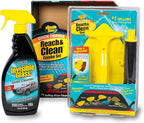 99050 Reach & Clean Glass Windshield Cleaner Tool Combo Kit with Premium Spray Glass Cleaner, Extendable Handle, (2) Reusable Quick Change Microfibers, and Storage Bag