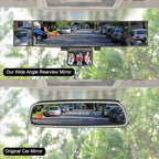 Interior Rearview Mirror, Baby Mirror for Rear Facing Infant, Universal Panoramic Rear View Accessories, Wide Angle Reduce Blind Spot Effectively for Car