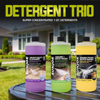 3-Pack Pressure Washer Concentrate, Multi-Scent, 1 Gal Each – House & Deck Wash, Snow Foam Auto Wash, All-Purpose Cleaner – For Home, Garage, Driveway, Outdoor, SPX-ASST3Q