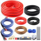 4 Gauge Dual Amp Wiring Kit Make Connections and Bring Power to Your Radio,Subwoofers and Speakers