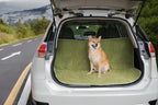 Dog Car Seat Cover for Back Seat, Back Seat Pet Cover for Dogs Waterproof, Scratchproof Dog Backseat Cover, Non-Slip Bench Car Seat Protector, Universal Fit Most Cars, SUVs, Trucks, Green