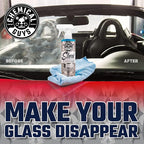 Streak Free Window Clean Auto Glass Cleaner Bundle with Waffle Weave Microfiber Towel, Ammonia Free Spray Safe for Tinted Windows, Mirrors, Touchscreens and Plastics, 16 fl oz