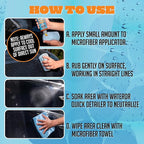 Heavy Duty Water Spot Remover Gel for Paint, Glass, and Metal - Mineral and Water Spot Remover for Cars, Trucks, Motorcycles, RVs & More - 16 oz (2 pack)