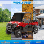 600D UTV Windshield Snow Cover Compatible with Kawasaki Mule Pro FXT/FX/DX/DXT 2015-2026 Full Size, Transport Windshield Protector for Ice and Snow