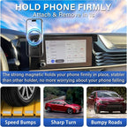 Car Phone Holder for Toyota Camry LE/SE 2025-2026 Accessories 8-inch Screen | Magsafe Strong Magnetic Phone Mount for iPhone, 360° Hands-Free No Air Vent Blockage One-Hand Operation Stable Stand