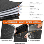 Dog Car Seat Cover Compatible with 2013-2025 Toyota RAV4, Waterproof Pet Bench Seat Cover for Back Seat, 600D Heavy Duty Scratch Proof Nonslip Truck Seat Covers for Dogs